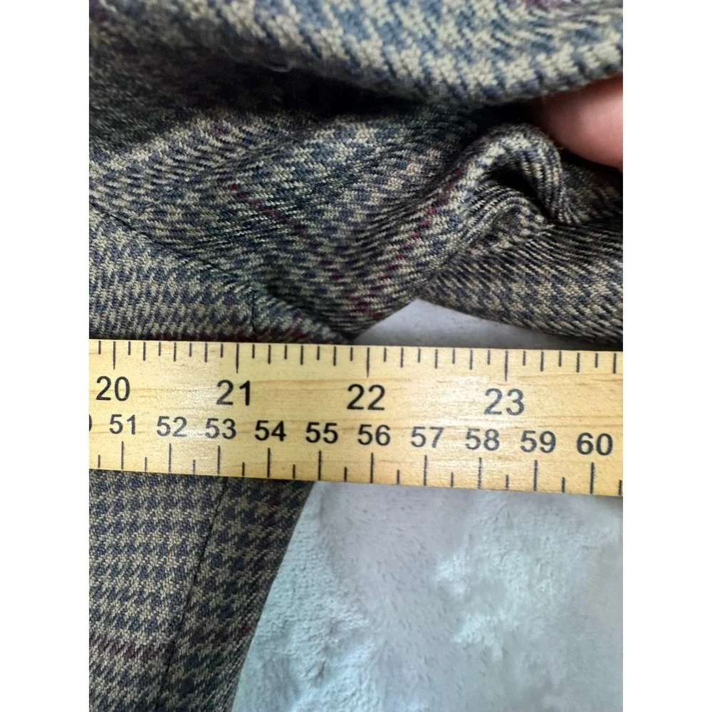 Vintage Corbin LTD Mens Houndstooth Blazer Jacket‎ 2 Button Professional